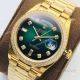 Replica Rolex Day Date 36 Yellow Gold Green Dial Watch Swiss 3255 Movement (2)_th.jpg
